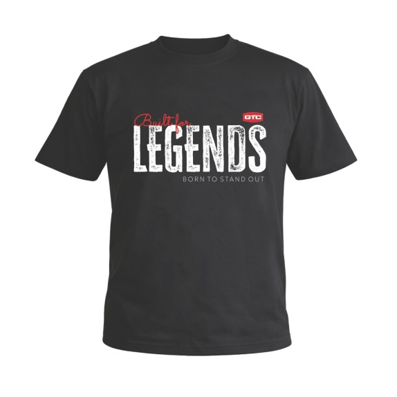 GTC Μπλουζάκι κοντομάνικο Legend μαύρο M