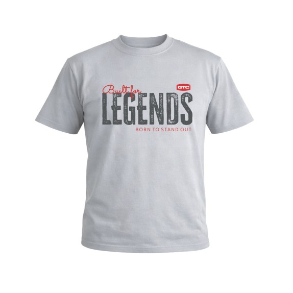 GTC Μπλουζάκι κοντομάνικο Legend γκρι XL
