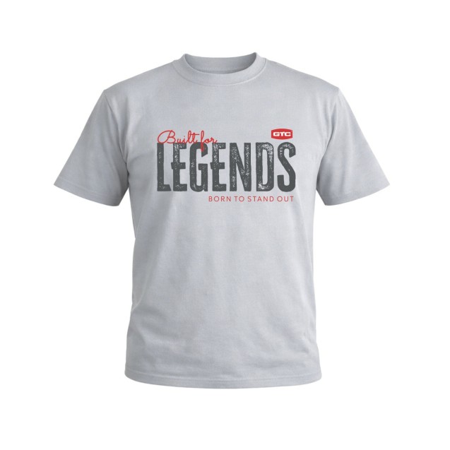 GTC Μπλουζάκι κοντομάνικο Legend γκρι XL