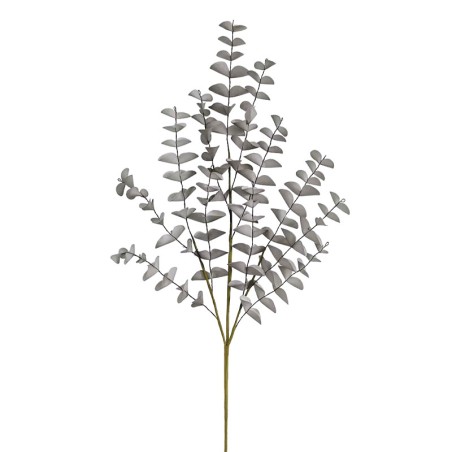 ΚΛΑΔΙ FOAM ΓΚΡΙ ΦΥΛΛΑ ΧΩΝΑΚΙΑ - Υ77cm 12/120ΚΙΒ