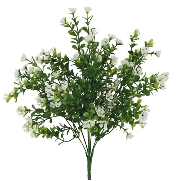 ΛΕΥΚΟ ΜΠΟΥΚΕΤΟ ΑΝΘΑΚΙ ΓΕΜΙΣΜΑΤΟΣ Χ7 Υ36cm 36/144ΚΙΒ