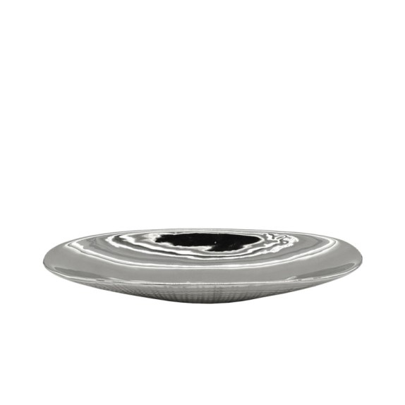 ΚΕΡΑΜΙΚΗ ΠΙΑΤΕΛΑ ΑΣΗΜΙ ΟΒΑΛ ΜΙΚΡH - 29.5x11x3.7cm 24/KΙΒ