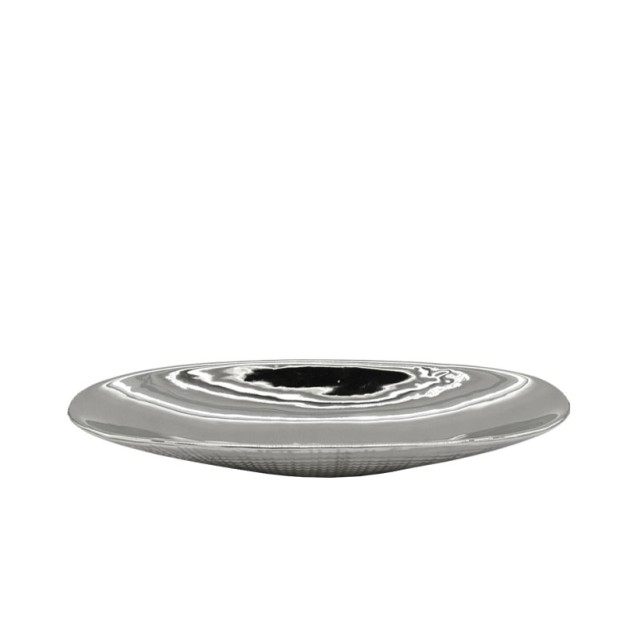 ΚΕΡΑΜΙΚΗ ΠΙΑΤΕΛΑ ΑΣΗΜΙ ΟΒΑΛ ΜΙΚΡH - 29.5x11x3.7cm 24/KΙΒ