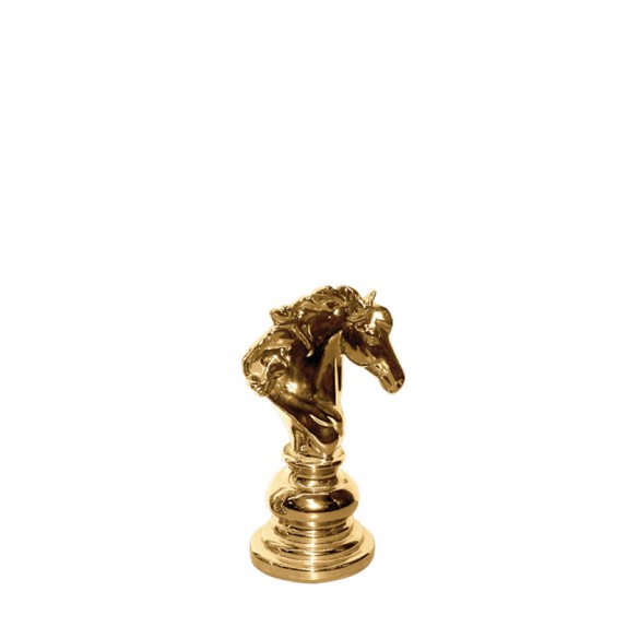 ΚΕΡΑΜΙΚΟ ΔΙΑΚΟΣΜΗΤΙΚΟ ΧΡΥΣΟ ΠΙΟΝΙ ΣΚΑΚΙ ΑΛΟΓΟ - 10x12x23cm 12/ΚΙΒ