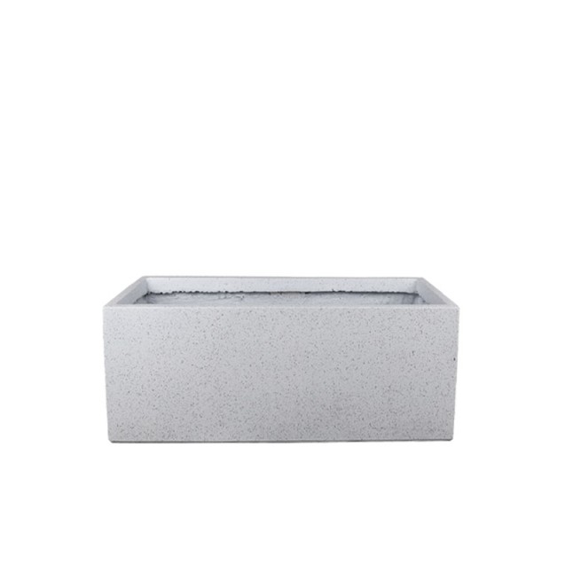 ΖΑΡΝΤΙΝΙΕΡΑ FIBERCLAY ΛΕΥΚΟ ΓΡΑΝΙΤΗ ΟΡΘΟΓΩΝΙΟ SMALL - 50x20x20cm