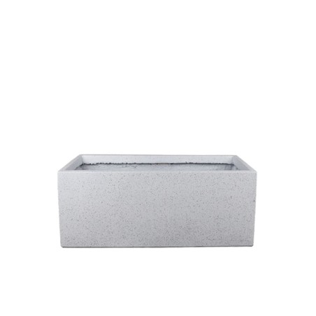 ΖΑΡΝΤΙΝΙΕΡΑ FIBERCLAY ΛΕΥΚΟ ΓΡΑΝΙΤΗ ΟΡΘΟΓΩΝΙΟ SMALL - 50x20x20cm