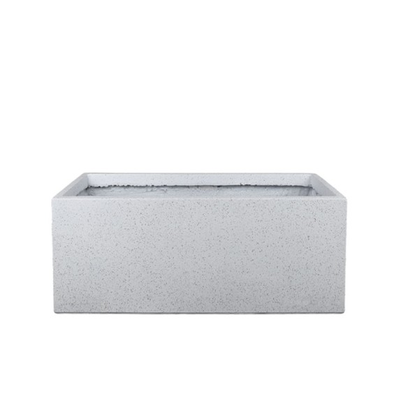 ΖΑΡΝΤΙΝΙΕΡΑ FIBERCLAY ΛΕΥΚΟ ΓΡΑΝΙΤΗ ΟΡΘΟΓΩΝΙΟ MEDIUM - 60x28x30cm