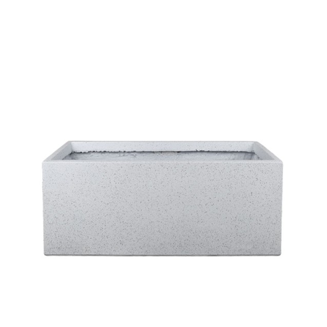 ΖΑΡΝΤΙΝΙΕΡΑ FIBERCLAY ΛΕΥΚΟ ΓΡΑΝΙΤΗ ΟΡΘΟΓΩΝΙΟ MEDIUM - 60x28x30cm