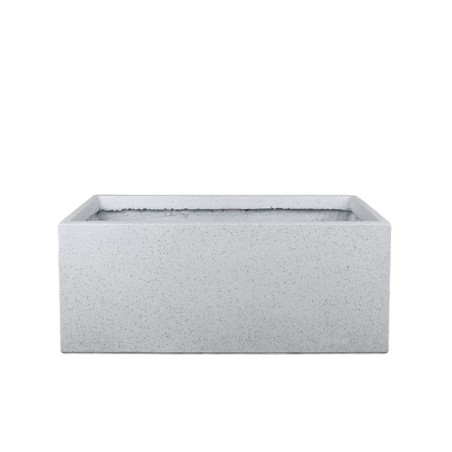 ΖΑΡΝΤΙΝΙΕΡΑ FIBERCLAY ΛΕΥΚΟ ΓΡΑΝΙΤΗ ΟΡΘΟΓΩΝΙΟ MEDIUM - 60x28x30cm