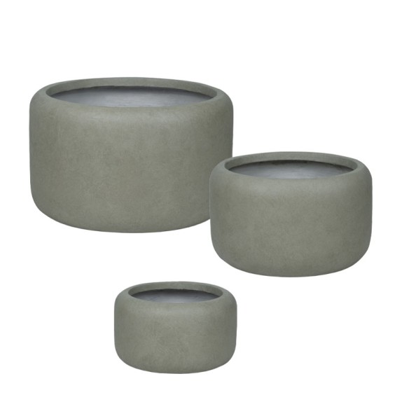 ΚΑΣΠΩ FIBERCLAY ΣΕΤ3 ΛΑΔΙ ΣΤΡΟΓΓΥΛΟ ΠΟΜΠΕ ΚΟΝΤΟ - S:Φ34x20, M:Φ44x26, L:Φ55x33cm 12/ΠΑΛ