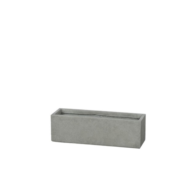 ΖΑΡΝΤΙΝΙΕΡΑ FIBERCLAY ΓΚΡΙ/ΛΑΔΙ ΟΡΘΟΓΩΝΙΟ SMALL - 60x19x19cm