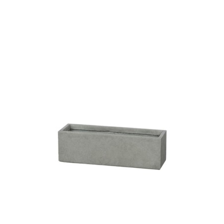 ΖΑΡΝΤΙΝΙΕΡΑ FIBERCLAY ΓΚΡΙ/ΛΑΔΙ ΟΡΘΟΓΩΝΙΟ SMALL - 60x19x19cm