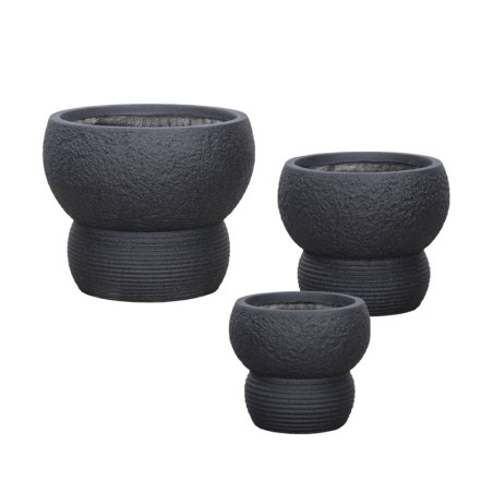 ΚΑΣΠΩ FIBERCLAY ΣΕΤ3 ΜΑΥΡΟ ΓΡΑΝΙΤΗΣ ΔΙΠΛΗ ΜΠΑΛΑ - S:Φ23x23.5, M:Φ34x29.5, L:Φ44x37cm 36/ΠΑΛ