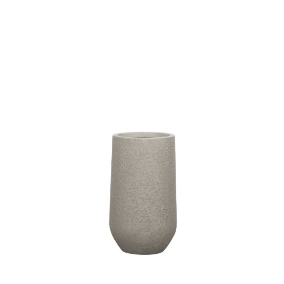 ΚΑΣΠΩ FIBERCLAY ΜΠΕΖ ΠΕΤΡΑ ΣΤΡΟΓΓΥΛΟ ΒΑΡΕΛΙ SMALL - Φ26x45cm