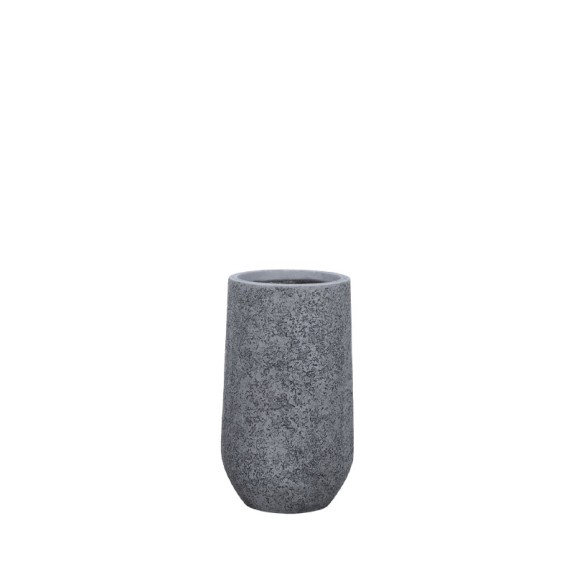 ΚΑΣΠΩ FIBERCLAY ΓΚΡΙ ΠΕΤΡΑ ΣΤΡΟΓΓΥΛΟ ΒΑΡΕΛΙ SMALL - Φ26x45cm