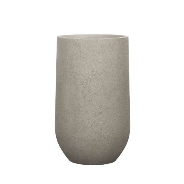 ΚΑΣΠΩ FIBERCLAY ΜΠΕΖ ΠΕΤΡΑ ΣΤΡΟΓΓΥΛΟ ΒΑΡΕΛΙ LARGE - Φ46x76cm