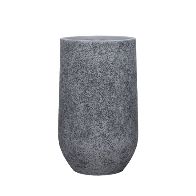 ΚΑΣΠΩ FIBERCLAY ΓΚΡΙ ΠΕΤΡΑ ΣΤΡΟΓΓΥΛΟ ΒΑΡΕΛΙ LARGE - Φ46x76cm