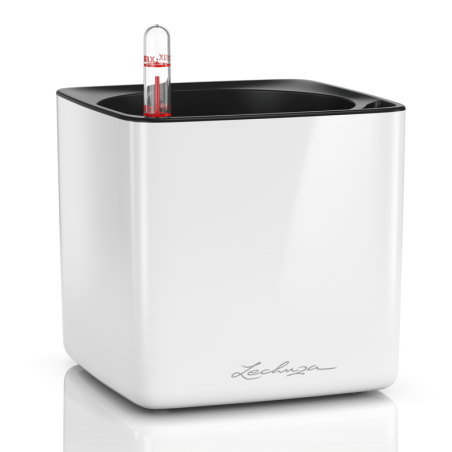 LECHUZA CUBE Premium 16 High Gloss | Κασπώ Αυτοποτισμού