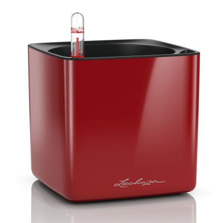 LECHUZA CUBE Premium 16 High Gloss | Κασπώ Αυτοποτισμού