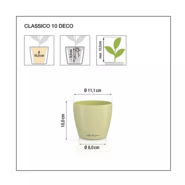 LECHUZA DECO 10 | Κασπώ Εσωτερικού Χώρου Ø11,1cm