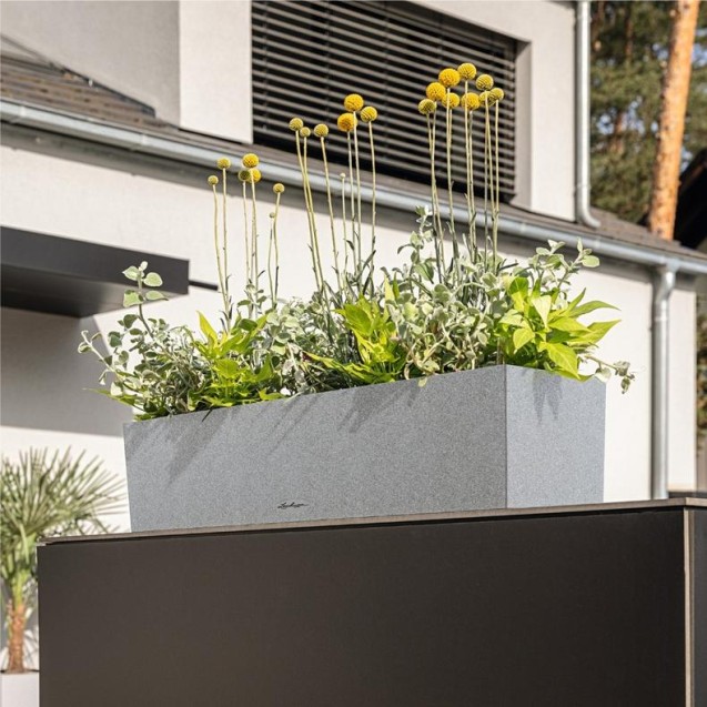 LECHUZA BALCONERA Stone 100 | Ζαρντινιέρα Αυτοποτισμού