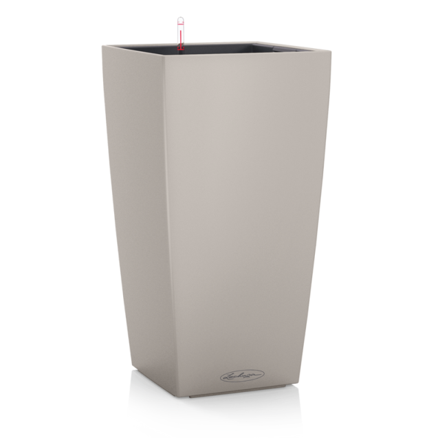 LECHUZA CUBICO Color 30 | Ψηλή Γλάστρα Αυτοποτισμού
