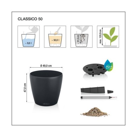 LECHUZA CLASSICO ECO 50 | Μεγάλη Γλάστρα Αυτοποτισμού
