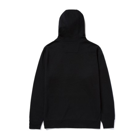 CAT Μπλούζα φούτερ με κουκούλα trademark μαύρη XL W10646-016