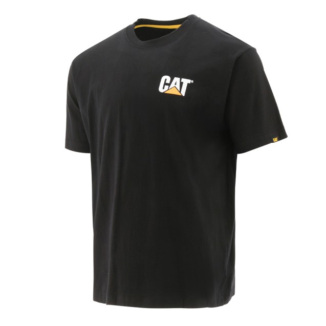 CAT Μπλουζάκι κοντομάνικο μαύρο trademark tee XL W05324-016