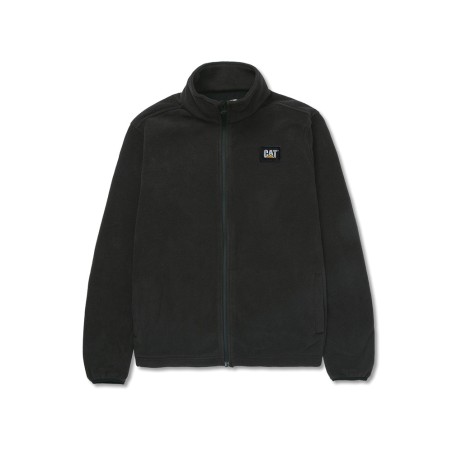 CAT Ζακέτα εργασίας microfleece μαύρη L 1030009