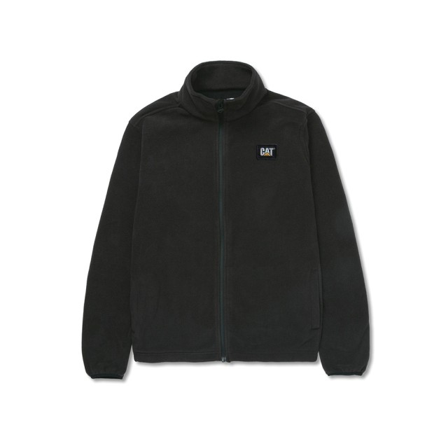 CAT Ζακέτα εργασίας microfleece μαύρη XL 1030009