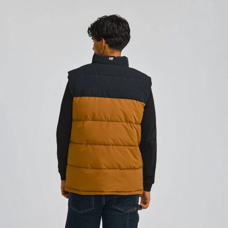CAT Γιλέκο εργασίας arctic zone καφέ-μπλε 2XL W12430