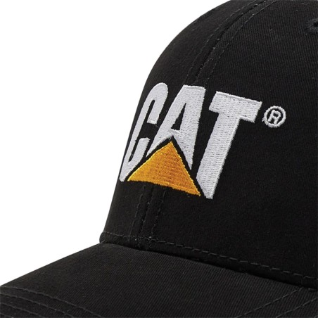 CAT Καπέλο εργασίας jockey μαύρο one size W01791