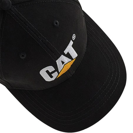 CAT Καπέλο εργασίας jockey μαύρο one size W01791