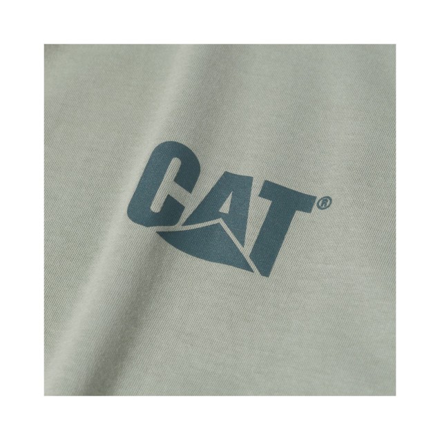 CAT Μπλουζάκι μακρυμάνικο trademark tee πράσινο S 1510034-16-5808