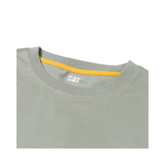 CAT Μπλουζάκι μακρυμάνικο trademark tee πράσινο 2XL 1510034-16-5808