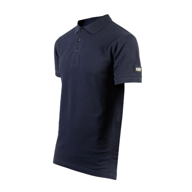 CAT Μπλούζα εργασίας Polo essential navy μπλε M 1620023-10564