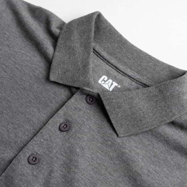 CAT Μπλούζα εργασίας Polo essential γκρι L 1620023-10123