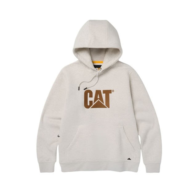 CAT Μπλούζα φούτερ με κουκούλα trademark κρεμ/μπεζ L 1050048