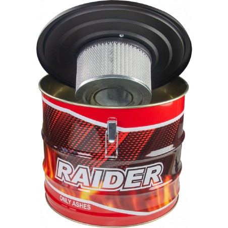 RAIDER Σκούπα στάχτης 1000W με κάδο 18lt RD-WC02N 090304