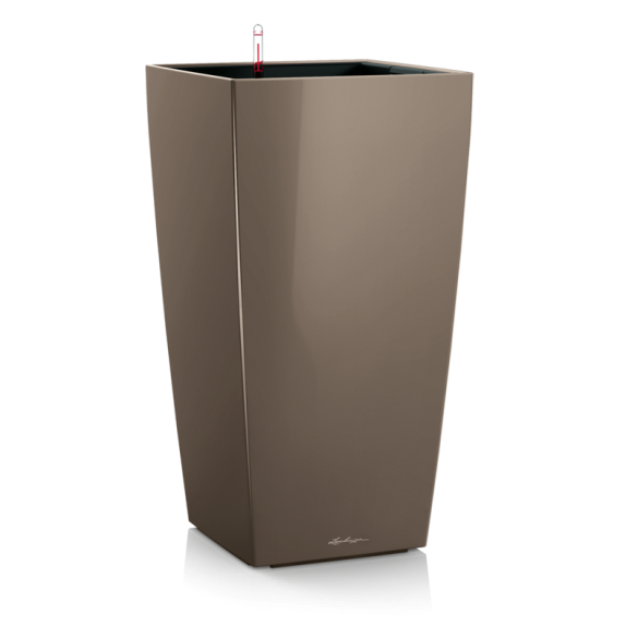 LECHUZA PREMIUM CUBICO 40 | Ψηλή Γλάστρα Αυτοποτισμού