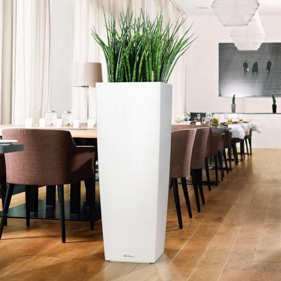 LECHUZA PREMIUM CUBICO Alto 40 | Ψηλή Γλάστρα Αυτοποτισμού