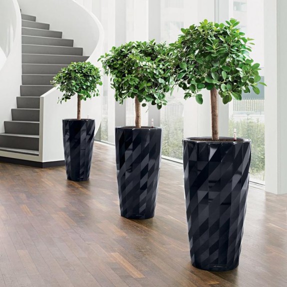 LECHUZA PREMIUM DIAMANTE 40 High Gloss | Γλάστρα Αυτοποτισμού