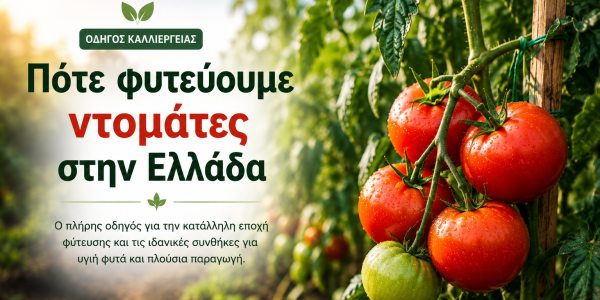 Πότε φυτεύουμε ντομάτες στην Ελλάδα