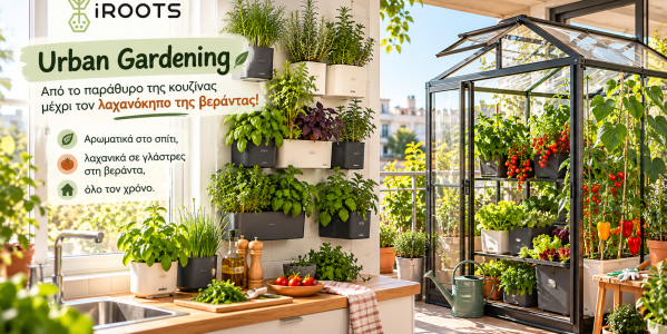 Urban Gardening: Από το παράθυρο της κουζίνας μέχρι τον λαχανόκηπο της βεράντας!