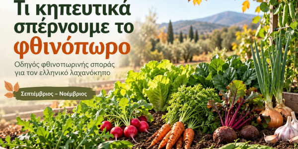 Τι κηπευτικά σπέρνουμε το φθινόπωρο στην Ελλάδα